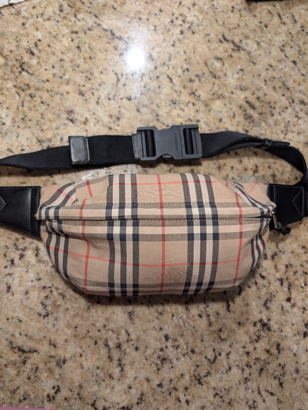 Burberry Authentic Vintage Check Belt Bag Men Or Womens